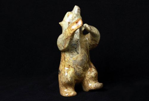 DANCING BEAR SOAPSTONE